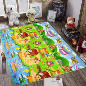 Baby Double Sided Water Proof Mat Carpet S (H-120cm x L-180cm) - Image 2
