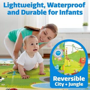 Baby Double Sided Water Proof Mat Carpet S (H-120cm x L-180cm) - Image 4