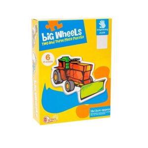 Big Wheels Two And Three Piece Puzzle (6 In A Box)