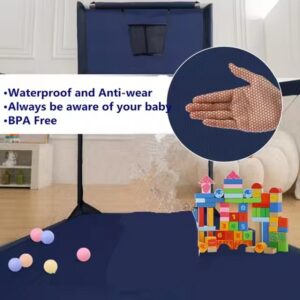 Children's Playpen Safety Fence with Basket Ball Court & 30 Balls (PP01) - Image 10