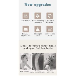 Height Adjustable Baby Feeding Chair (HC007) - Image 4
