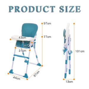 Height Adjustable Baby Feeding Chair (HC007) - Image 2
