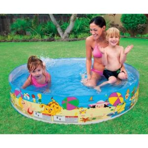 INTEX Kids Babies Round Inflatable Swimming Pool (56451) - Image 3