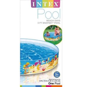 INTEX Kids Babies Round Inflatable Swimming Pool (56451) - Image 4