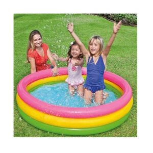 INTEX Kids Babies Round Inflatable Swimming Pool (57422) - Image 2