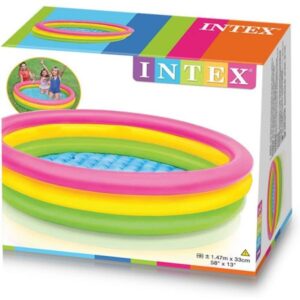 INTEX Kids Babies Round Inflatable Swimming Pool (57422) - Image 3