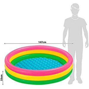 INTEX Kids Babies Round Inflatable Swimming Pool (57422) - Image 4