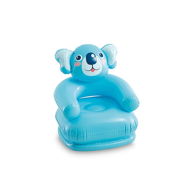 Intex Inflatable Bear Face Chair Sofa 68556 Blue Tskemarket