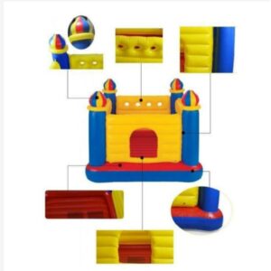 Intex Inflatable Jump Castle Bouncer Bumper (48259) - Image 7