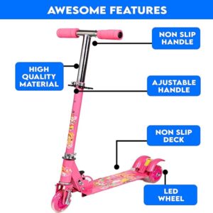Kids 3 Wheel Foldable Scooter (756) - Image 11
