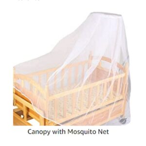 Premium Luxury Wooden Cradle | Cot | Crib (CW266 1D) - Image 2