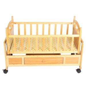 Premium Luxury Wooden Cradle | Cot | Crib (CW266 1D) - Image 11