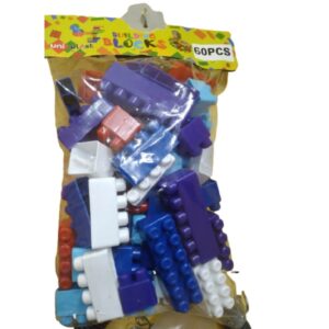 Kids Educational Stacking Building Blocks Set (60 Pcs) - Image 1