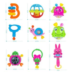 Newborn Baby Teether Rattles Jingle Bells Baby Toy (22) - Image 4