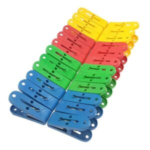 Plastic Cloth Clips Plastic Clips Pegs Pins 24pcs - Image 2