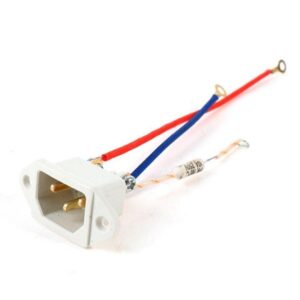 Rice Cooker Socket Base With Fuse (White) - Image 4