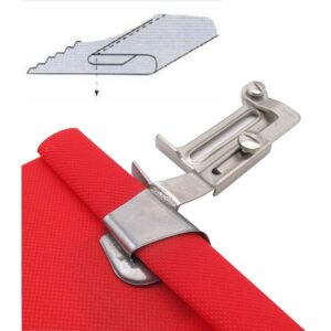 Sewing Machine Double Fold Clean Finish 1/2 Hem Folder (13mm) - Image 3