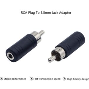 Stereo Jack Audio Plug 3.5mm Mono Female Socket Audio Converter - Image 3