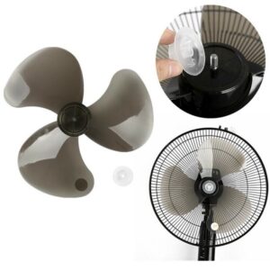 3 Leaves Plastic Fan Blade (Brown) with Nut Cover - Image 4