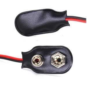 Battery Connector Clip Socket 9V (Black) - Image 2