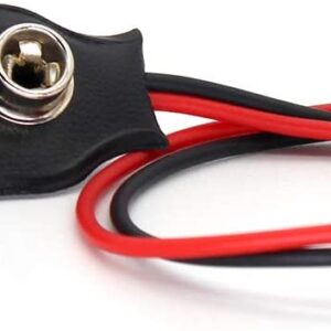 Battery Connector Clip Socket 9V (Black) - Image 3