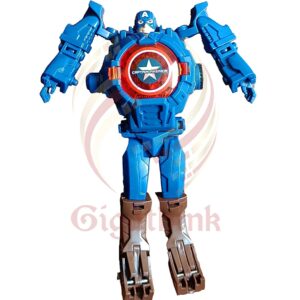 Captain America Robot Watch Toy Deformation Wrist Watch - Image 9