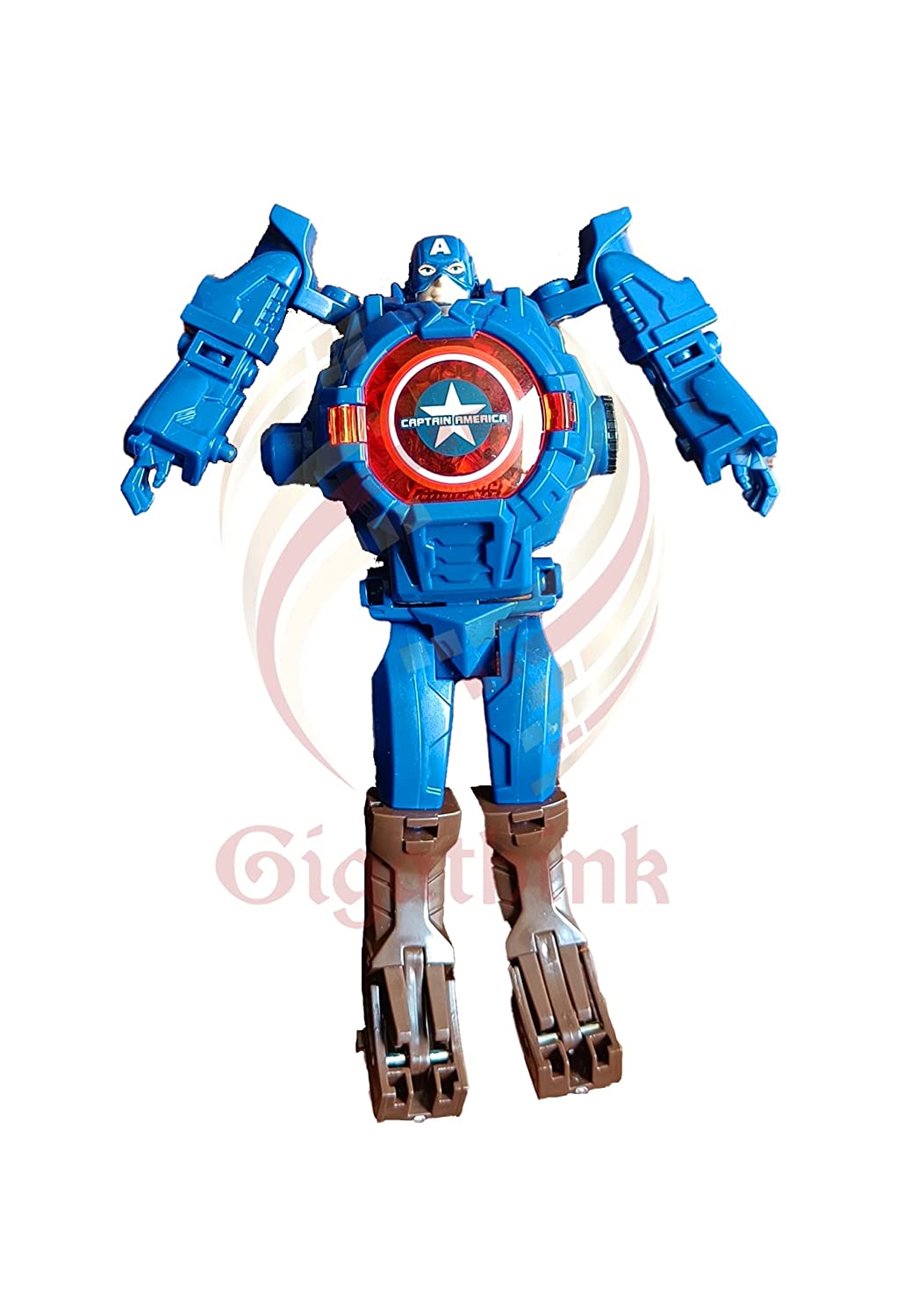 Captain America Robot Watch Toy Deformation Wrist Watch 8