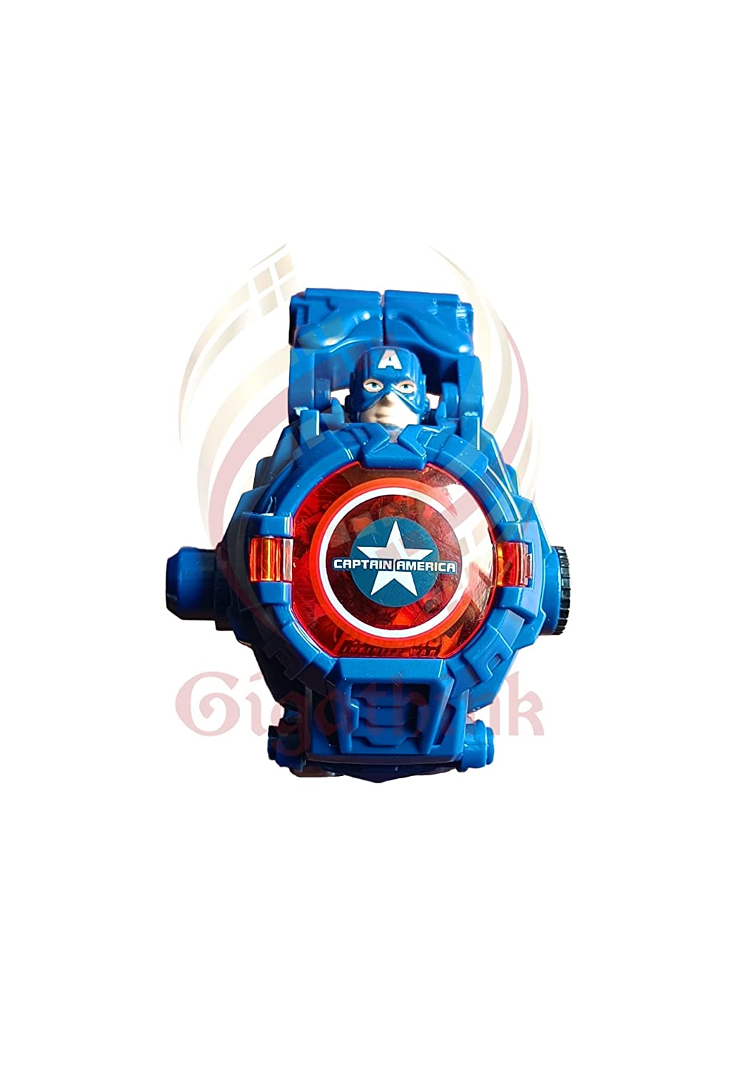 Captain America Robot Watch Toy Deformation Wrist Watch 9
