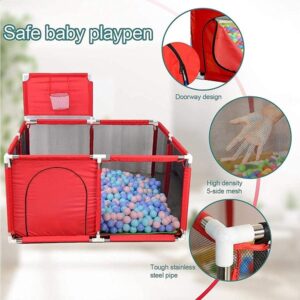 Children's Playpen Safety Fence (128x128x107cm) PP02 - Image 9