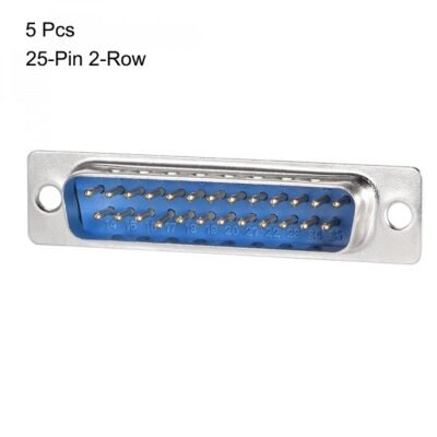 DB25 Male Socket D-Sub RS232 25 Pin 2 Row Solder Type - Tskemarket