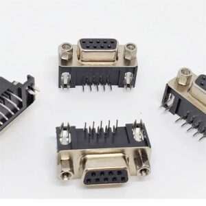 DB9 Female Right Angle PCB Mount Connector - Image 4
