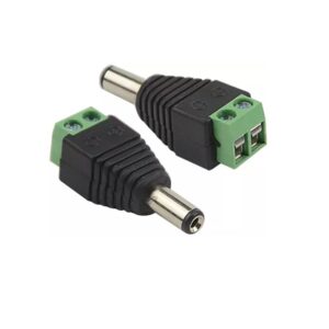 DC Power Jack-Male Connector with 2 Pin Screw Terminal - Image 3