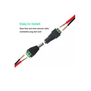 DC Power Jack-Male Connector with 2 Pin Screw Terminal - Image 7