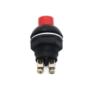 Electronic Spices Horn Switch Round 2 Pin Off-On Push Button 1A/125V - Image 2