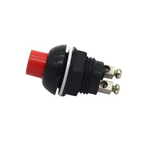 Electronic Spices Horn Switch Round 2 Pin Off-On Push Button 1A/125V - Image 3
