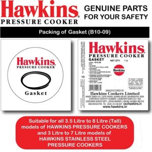 Hawkins Pressure Cooker Gasket Sealing Ring 3.5L to 8L (B10-09) - Image 6