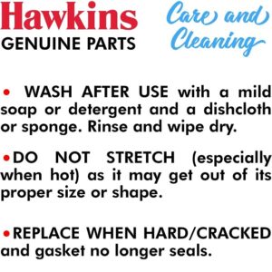 Hawkins Pressure Cooker Gasket Sealing Ring 3.5L to 8L (B10-09) - Image 4