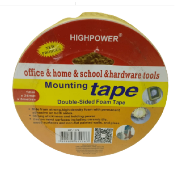 Gorilla Max Strength Mounting Tape - Double Sided Heavy Duty Tape, Holds 3 Lbs Per 4 Inches, Black