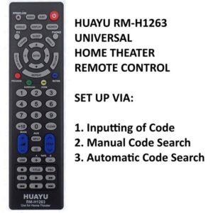 Home Theater Universal DVD BLUE RAY ALL IN 1 Remote Control Huayu RM-H1263+2 - Image 3