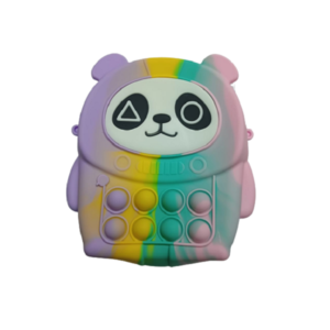 Kids Pop It Push Fidget Panda Crossbody Bag - Image 5