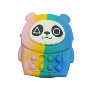 Kids Pop It Push Fidget Panda Crossbody Bag - Image 6