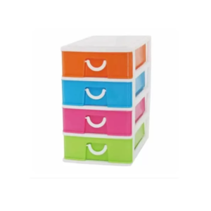 Mini Multi Colour 4 Drawer Set - Image 2