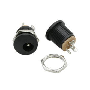 Panel Mount DC Jack Base Socket Female 2.1 x 5.5mm - Image 2