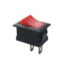 Rocker KCD11-101 ON/OFF 2 Pin Switch 3A/250V 6A/125V (Red)