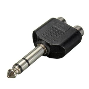 TV Out Cable 3.5MM Jack Stereo Male To Dual RCA Plug Female Adapter - Image 2