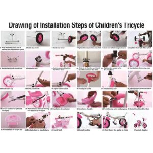 3 in 1 Baby Tricycle With Push Handle (TS670P) - Image 6