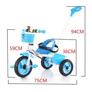 3 in 1 Baby Tricycle With Push Handle (TS670P) - Image 3