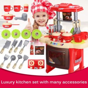 Pretend Toy Play Mini Simulation Kitchen Cooking Set - Image 17