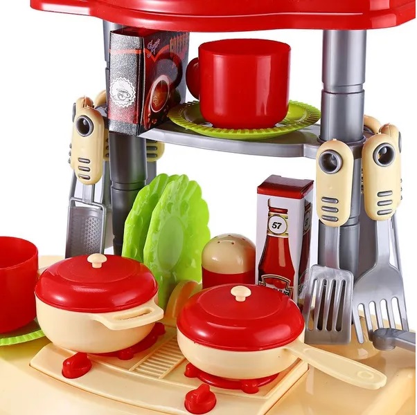 Pretend Play Mini Simulation Kitchen Cooking Toys Kids Girl Cooker Toy 5