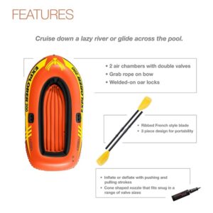 Intex Explorer 200 Boat Set With Oars & Pump (58331) - Image 3